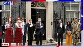 UK pays tribute to Ukraine with a minutes silence on the first anniversary of the Russian invasion [upl. by Olegnaid444]