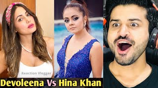 Hina Khan Vs Devoleena Bhattacharjee  Who Sings Well  Zafar Reaction [upl. by Nodyl979]