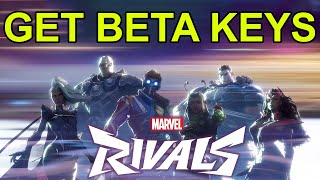 How to get Marvel Rivals Beta Key Every Method explained [upl. by Lillith263]