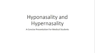 Hyponasality and Hypernasality Rhinolalia clausa and aperta  For Medical Students [upl. by Jonette]