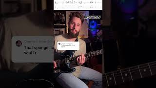 horseradish is not an instrument either electricguitar johnmayer coversong spongebob meme [upl. by Eniowtna]