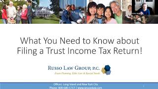 What You Need to Know About Filing a Trust Tax Return [upl. by Brandt]