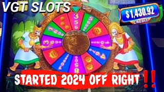 Started 2024 off with a BIG WIN on VGT Slots 🎰 at Choctaw Casino‼️ [upl. by Botnick]