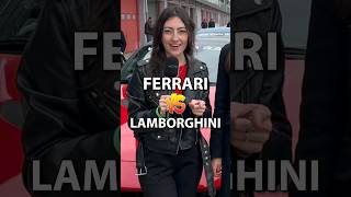 FERRARI VS LAMBORGHINI 🏎🇮🇹 ferrari lamborghini lamborghinihuracan fiat intervista [upl. by Ferdie345]