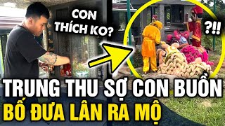 Ngày trung thu nhưng KHÔNG CÒN CON NỮA người bố đưa đội lân ra mộ khiến ai nấy XÓT XA  Tin 3 Phút [upl. by Anniroc]