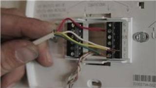 Central Air Conditioning Information  How to Wire a Digital Thermostat [upl. by Risteau]