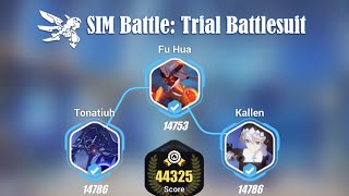 HI3  SIM Battle Trial Battlesuits TonatiuhFu HuaKallen [upl. by Dreyer]