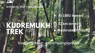 Trailer  Trek to Kudremukh longhike kudremukh trekking plantheunplanned [upl. by Auhs316]