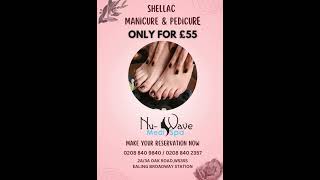 SHELLAC MANICURE amp PEDICURE FOR £55 ONLY VALID TILL 30092024 [upl. by Uzia]