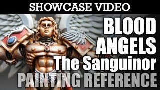 Blood Angels The Sanguinor Warhammer 40k Unit Showcase Paint Job  HD Video [upl. by Zelde182]