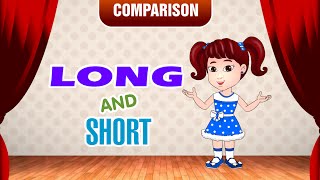 Long and Short  Comparison for Kids  Learn PreSchool Concepts with Siya  Part 3 [upl. by Eliathas819]