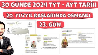 30 GÜNDE YKS TARİH KAMPI 23 GÜN TYT AYT 20 YÜZYIL BAŞLARINDA OSMANLI DEVLETİ 2 İnkılaptarihi [upl. by Karin474]