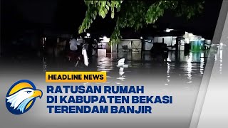 Hujan Deras Ratusan Rumah di Bekasi Terendam Banjir Hingga 1 Meter Lebih [upl. by Odnalor]