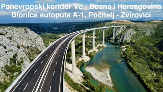 Autoput A1 na koridoru Vc Dionica Počitelj  Zvirovići 27092024 © boojan [upl. by Adnaloj]