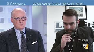 Vaccino over 50 Borgonovo a Ricciardi quotE il giorno della vergogna siamo gli unici ad [upl. by Goles]