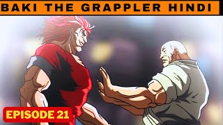 baki the grappler episode 21 in hindi explained  2001 arc [upl. by Oibesue159]