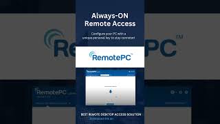 AlwaysOn Remote Access  RemotePC [upl. by Meingolda509]