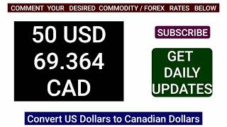 Cad to Usd Oanda [upl. by Grimonia658]