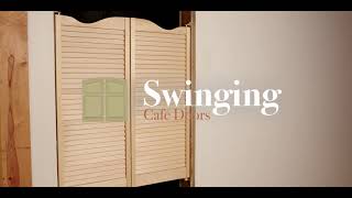 Cafe Saloon Louvre Door Product Video [upl. by Gaskill]