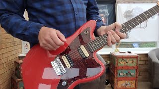 UNBOXING Squier By Fender Vintage Modified Jaguar HH Review Demo [upl. by Eiroc108]