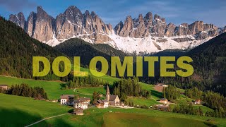 Dolomites Italy 多洛米蒂山脈 4k Video [upl. by Carie]