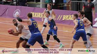 24th DEAFLYMPICS 2021  USA vs UKRAINE Mens Basketball Final [upl. by Anson820]