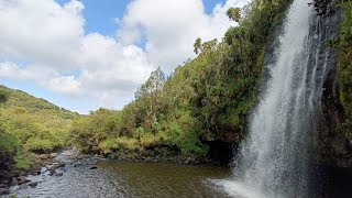 QUEENS CAVE WATERFALL at Aberdare National Park KENYA Hiking Trip 🇰🇪 tembeakenya [upl. by Lleroj]