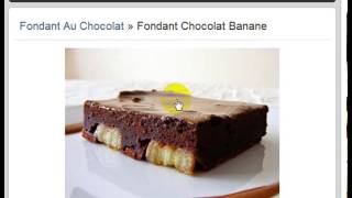 Fondant au chocolat » Fondant chocolat banane  Recettee [upl. by Dyob]