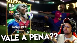 🔥EFOOTBALL 2025 TESTANDO ETOO OVERALL 105 DUPLO ÍMPETO BOJAN E MORIENTES VALE A PENA [upl. by Procora189]