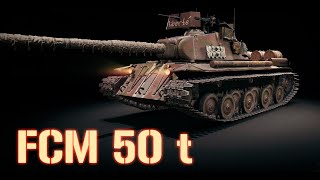 FCM 50 t Skin World Of Tanks [upl. by Attelrak298]