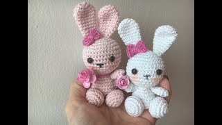 Teje conejo amigurumis by Petus English subtitles [upl. by Roselle518]