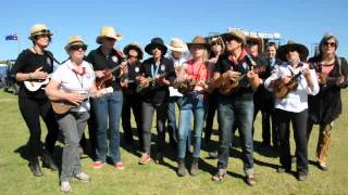 Deniliquin Ukulele Group at the Deniliquin Ute Muster [upl. by Betta699]