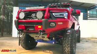 HEAVILY MODIFIED Toyota HILUX by Azad 4x4  Toyota HILUX Extreme Explorer Concept [upl. by Marlea674]