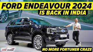 2024 Ford Endeavour India Launch  Toyota Fortuner Rival  Return of Ford Confirmed  Ford Everest [upl. by Wieche]