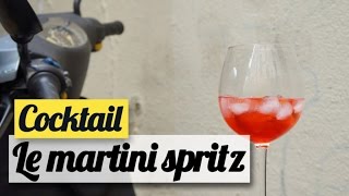 La recette du martini spritz  Cocktail apéro [upl. by Eehtomit]