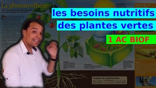 Les besoins nutritifs des plantes vertes 1AC BIOF [upl. by Amerigo404]