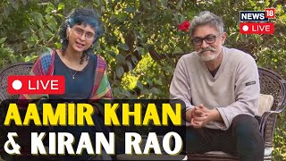 Aamir Khan amp Kiran Rao Live  Aamir Khan Interview LIVE With News18  Aamir Khan LIVE News  N18L [upl. by Yntrok]