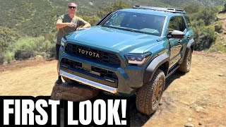 New Ride Alert Checking Out The 2025 6th Gen Toyota 4runner Trailhunter [upl. by Koah929]