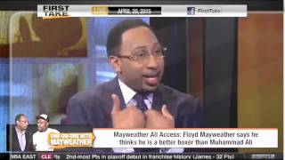 floyd mayweather Floyd Mayweather Im A Better Boxer Than Muhammad Ali [upl. by Prentiss]