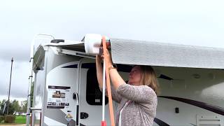 How to setup your Awning Stabilizr on a Carefree Patio Awning [upl. by Olpe817]