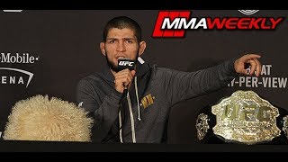 Khabib message to Connor McGregor quotLocationquot [upl. by Treblihp]