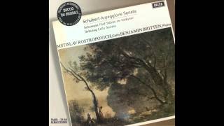 Schubert Sonata For Arpeggione And Piano In A Minor Rostropovich [upl. by Draned801]