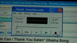 Obamas slogan is quotThank you Satanquot when played backwards [upl. by Eserehc]