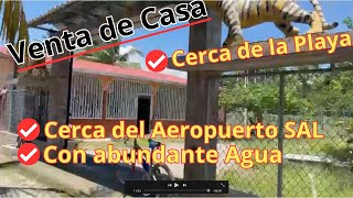 🟣 NO DISPONIBLE 09 Venta de Casa Cerca de LA PLAYA y AEROPUERTO ✈️ de EL Salvador 🇸🇻 165 Mil Neg [upl. by Clo]