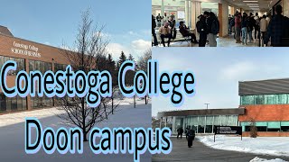 Tour of Conestoga College Doon campus 3  Canada  College life [upl. by Whipple]