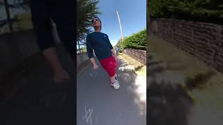 Comme un gosse skate Cruiser Yamba Palm GoPro Fusion décathlon oxeloshorts youtubeshorts [upl. by Ylirama]