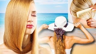 10 RIMEDI NATURALI per CAPELLI PERFETTI AL MARE [upl. by Lonne]