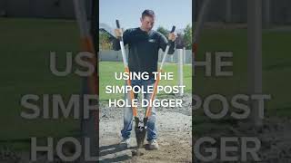 How To Dig Post Holes Fast amp Easy SHORTS  Tilers Tools digging [upl. by Ingvar46]