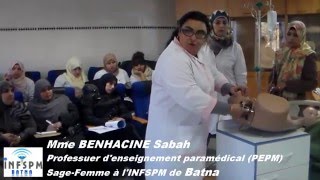 INFSPM BATNA Le DIU Démonstration pratique Mme BENHACINE Sabah Sagefemme INFSPM BATNA [upl. by Adnalue322]