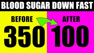 How to Lower Blood Sugars Immediately  The Ultimate Guide [upl. by Anirrok972]